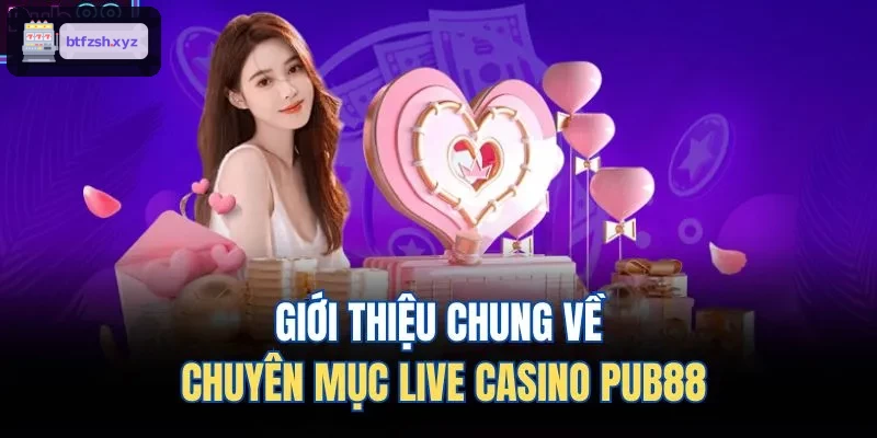 Giới thiệu chung về chuyên mục live casino AE888